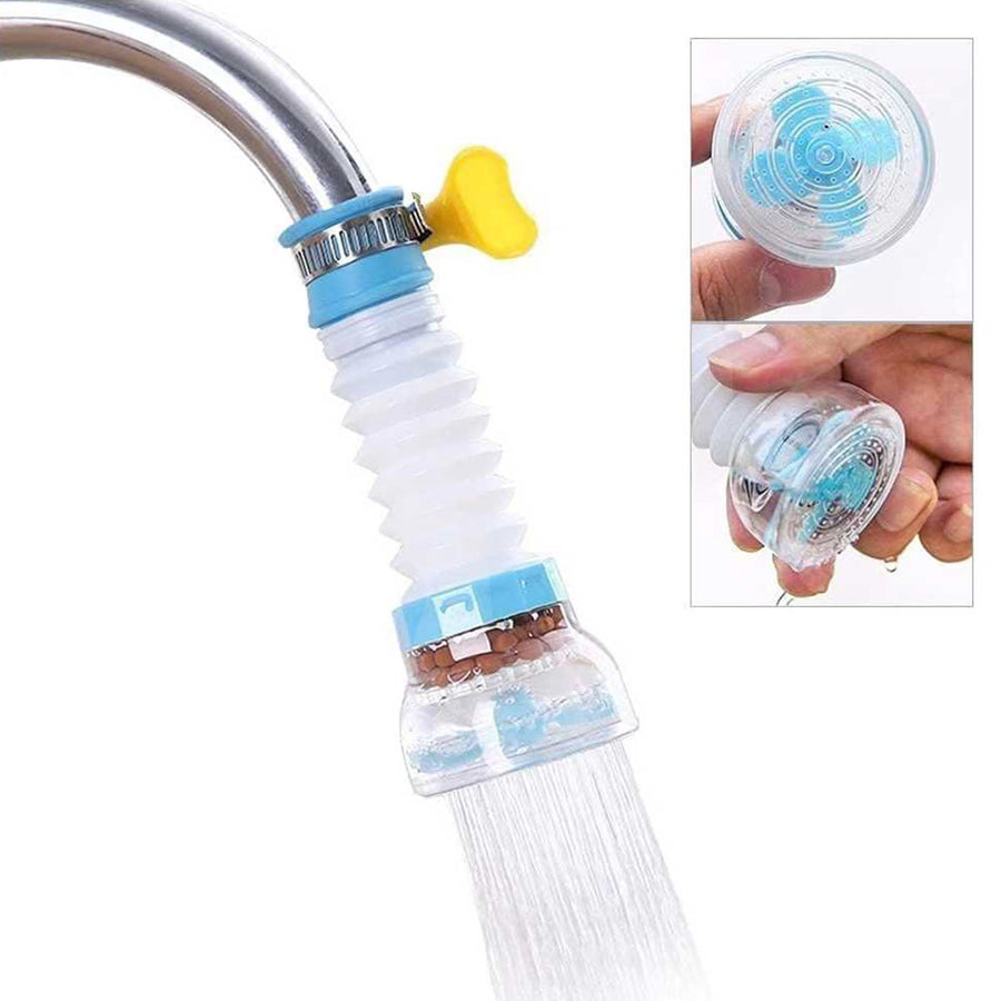 Adjustable flexible tap extender
