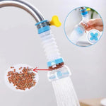 Tap extender with transparent filter chamber