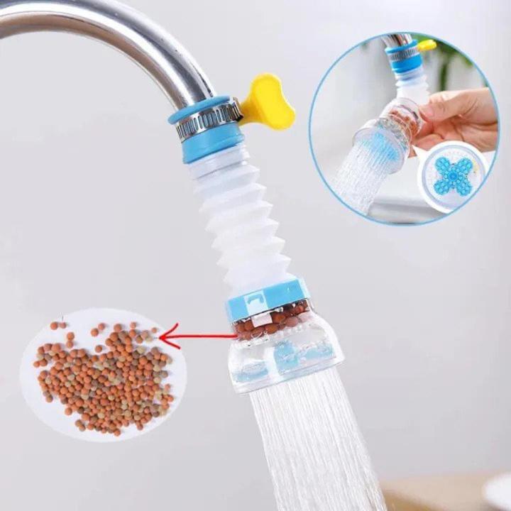 Tap extender with transparent filter chamber