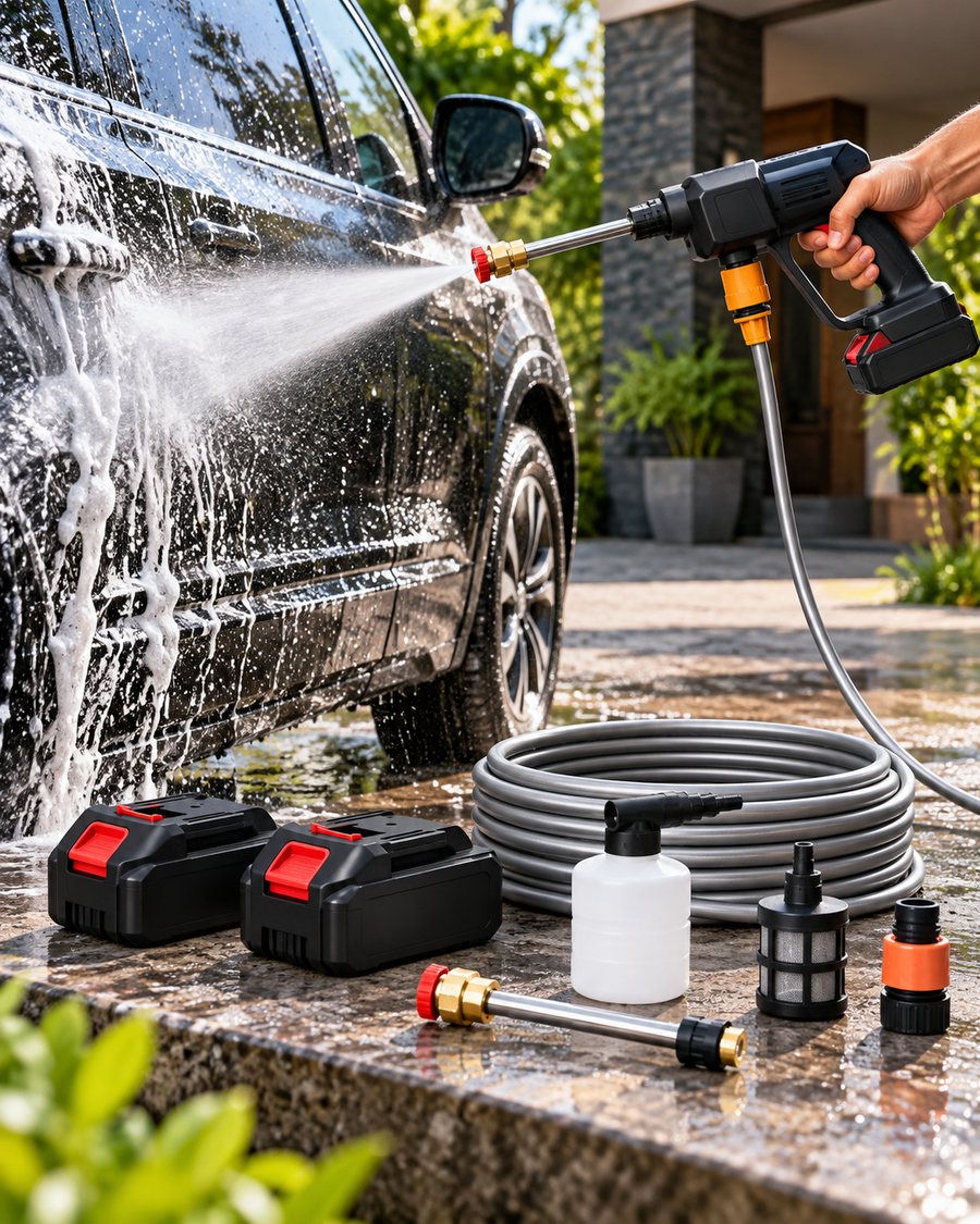 DENFLOWX pressure washer car washing