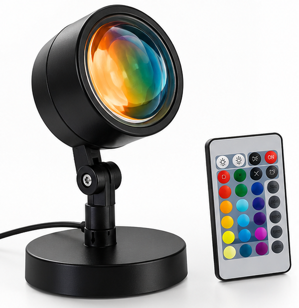 16-color sunset projection lamp with remote