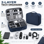 DenStore electronics organizer features and dimensions