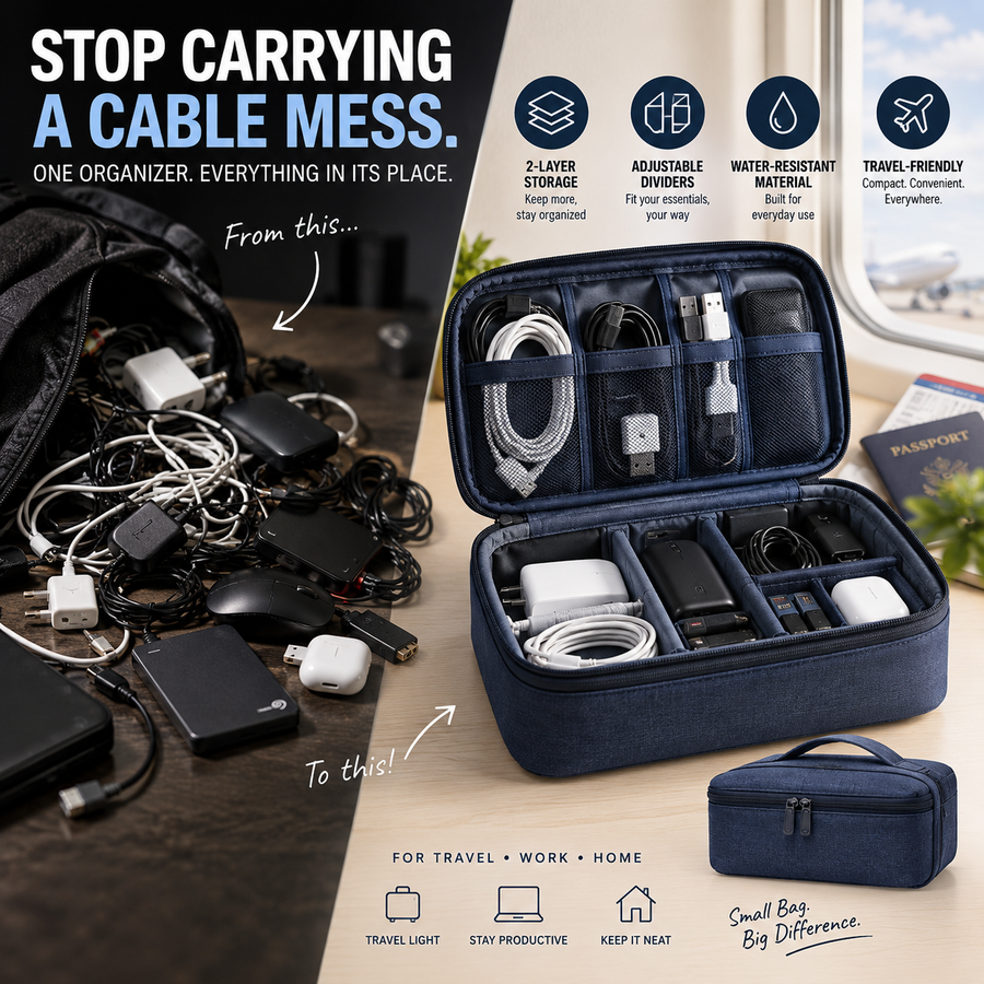 DenStore electronics organizer problem solution