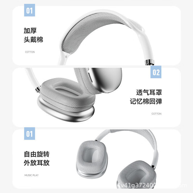 Net red cross-border explosions P9pm Bluetooth headset wireless headset subwoofer factory direct comfortable wear