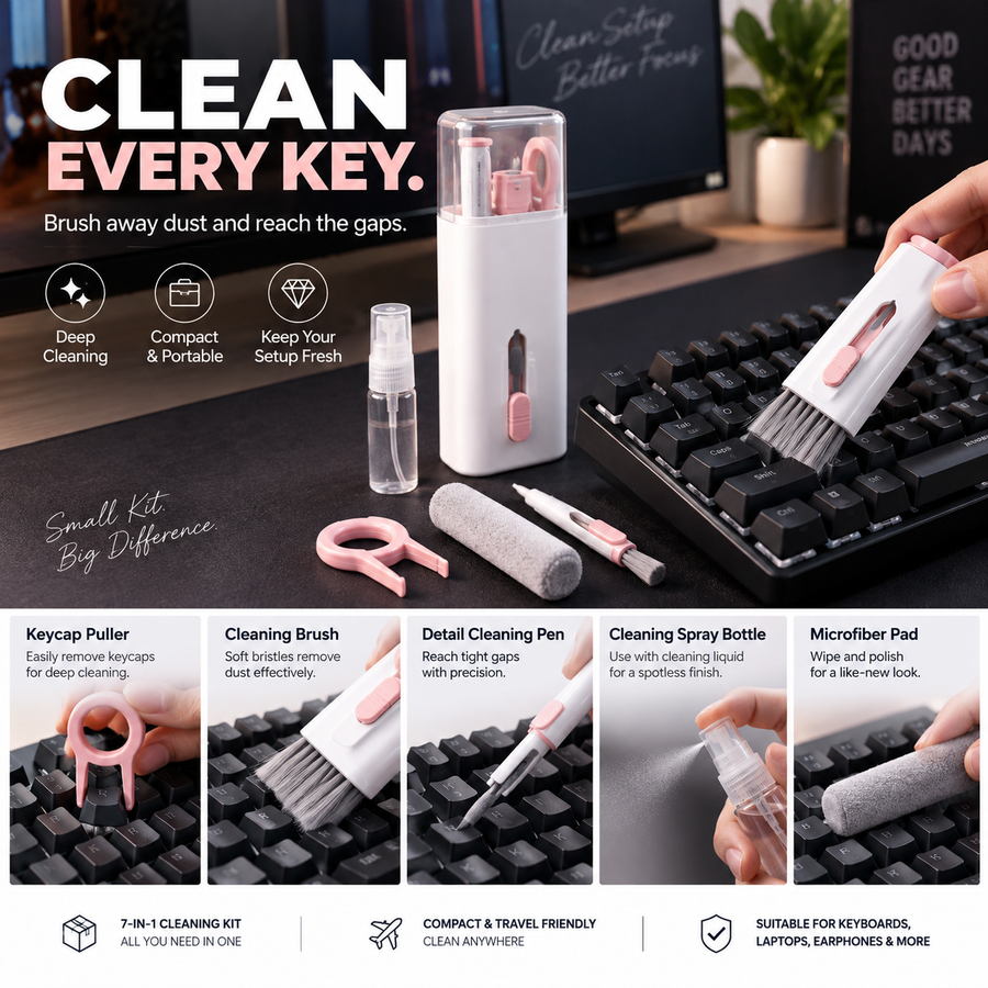 7-in-1 Electronics Cleaning Kit keyboard cleaning
