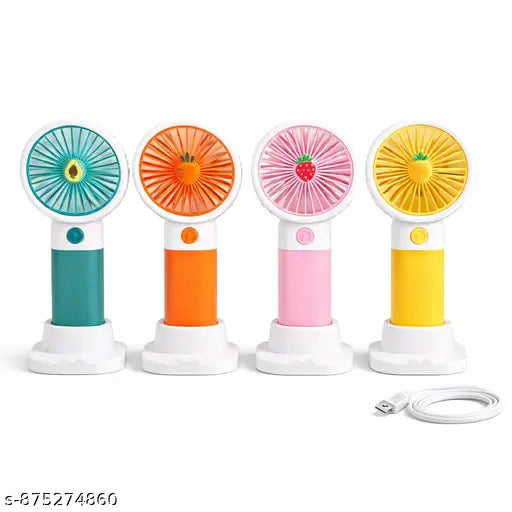 Mini portable USB rechargeable hand fan
