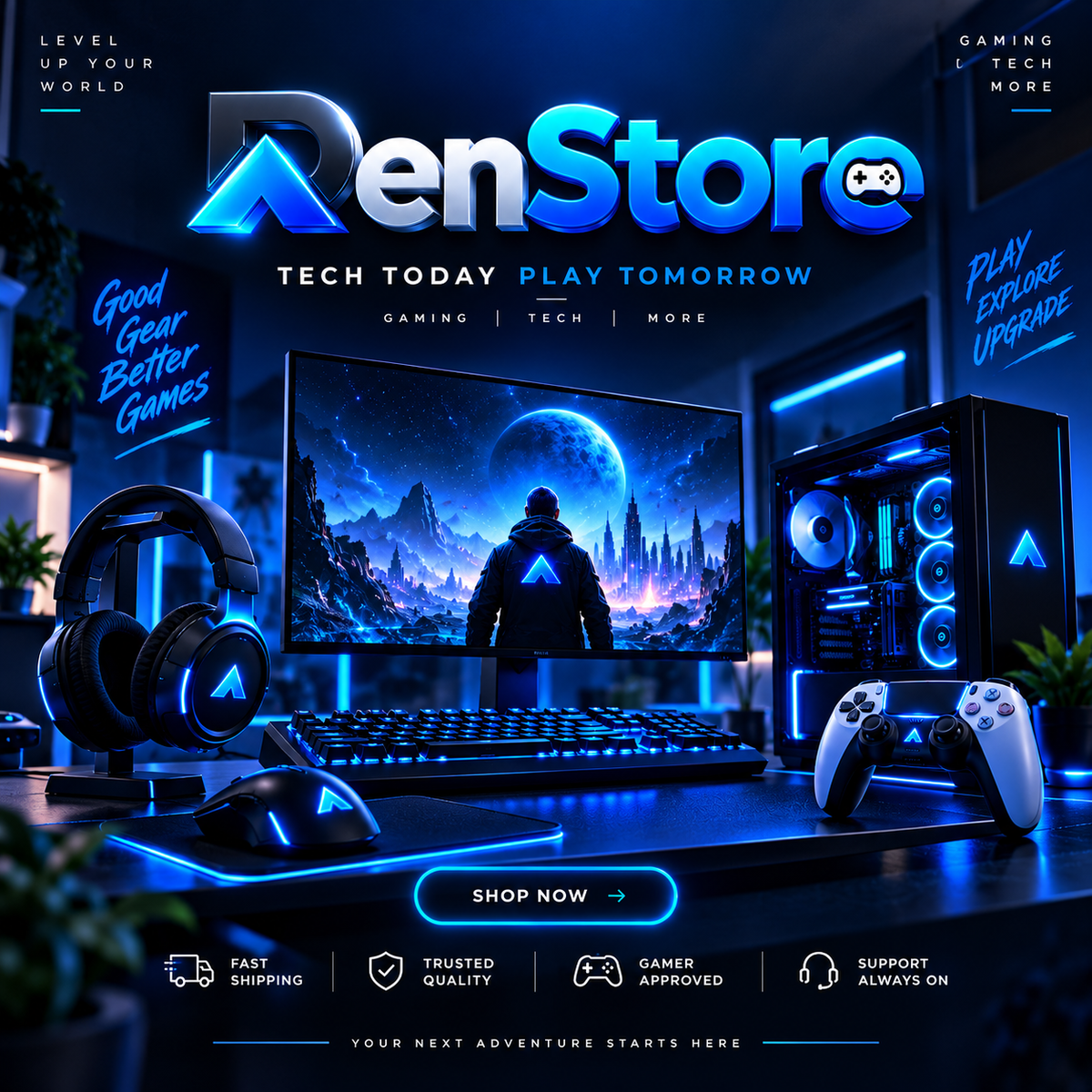 Level up your setup.