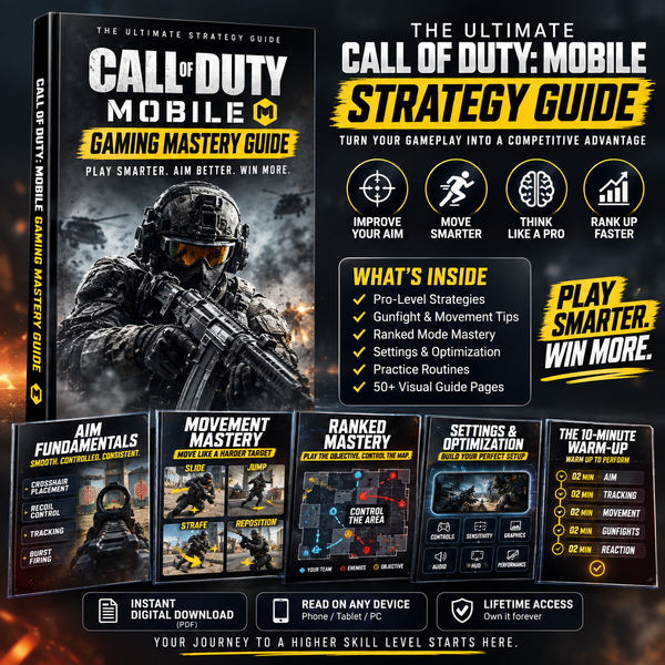 Call of Duty: Mobile Gaming Mastery Guide — 50+ Page Visual Strategy & Training eBook