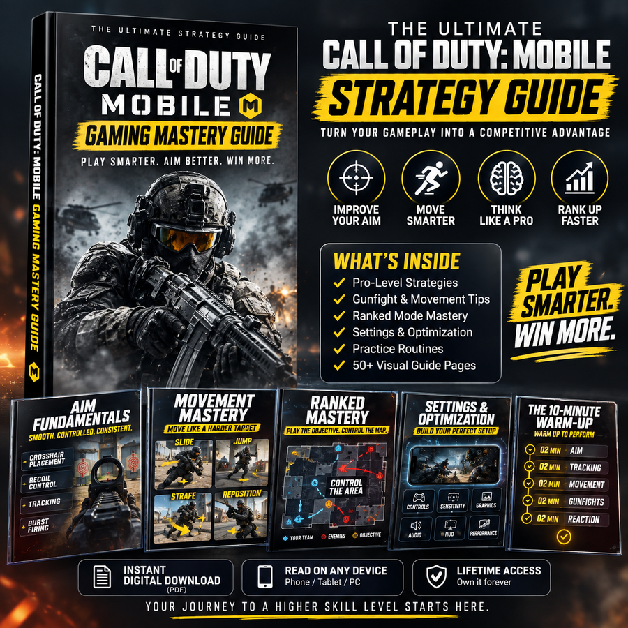 Call of Duty: Mobile Gaming Mastery Guide — 50+ Page Visual Strategy & Training eBook